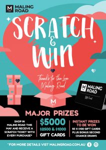 Maling Road Scratch & Win